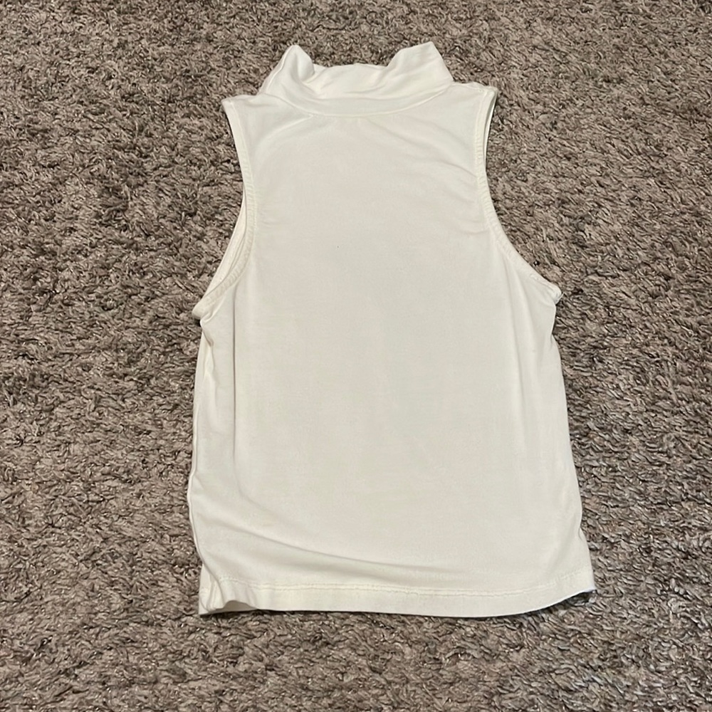 Brandy Melville sleeveless mock neck tank